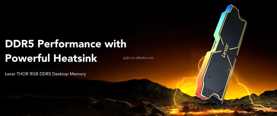 2026 Lexar THOR RGB DDR5 Desktop Memory Ram DDR5 32GB 16GB 2 6000MT S 960x960q80 