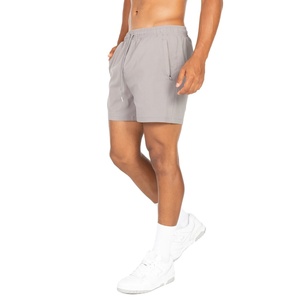 Men's Plus Size Mid <b>Elastic</b> Waist Solid Casual Breathable Eco-Friendly <b>Knee</b> Length Cargo Shorts Plain Dyed - Product Image 2