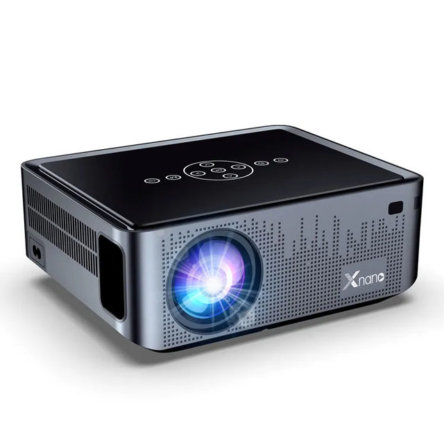 Amlogic T972-H Quad Core Os Android 9.0 Dual Band Wifi X1 Pro Video Projector Bt 5.0 Projector with Remote Control Factory
