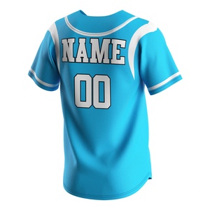 Maillot de baseball personnalisé élégant et confortable avec nom et numéro – Tenue d'équipe durable pour clubs et ligues – Option grandes tailles disponible - Product Image 4