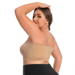 <span class=keywords><strong>Reggiseno</strong></span> da donna in nylon imbottito <span class=keywords><strong>senza</strong></span> <span class=keywords><strong>spalline</strong></span>, taglia grande, antiscivolo, con <span class=keywords><strong>schiena</strong></span> avvolgente, modello One Piece, molto venduto - Product Image 5