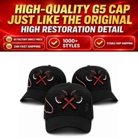 Casquettes de baseball en suède brodé en maille, qualité G5 et 1:1, série Mexique, vente en gros