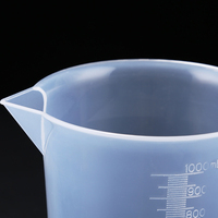 Capacité personnalisable 25-5000ml Tasse à mesurer de laboratoire Bécher gradué en verre borosilicate à paroi épaisse avec bec verseur