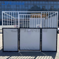 Stalle d'écuries en HDPE avec abri de panneau de décrochage portatif extérieur de toit pour pâturage Paddock Ranch Equine