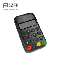 Terminal POS Mini FP9320 con Teclado, Bluetooth, Lector de Tarjetas con Chip EMV, Banda Magnética y NFC, Terminal de Pago Móvil PCI PTS 5.x