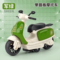Modèle de moto à inertie rétro pour enfants, jouet éducatif de simulation de moto à deux roues, vente en gros
