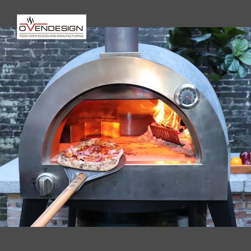 High Quality Pizza Hut Pizza Oven 800mm Diameter Multi-Fuel Pizza Oven Camping Gas Oven