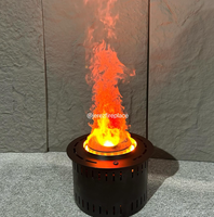 Cheminée électrique encastrable 35 cm avec vapeur circulaire, flamme LED 3D, vapeur d'eau, économe en énergie, contrôlée par application pour usage domestique