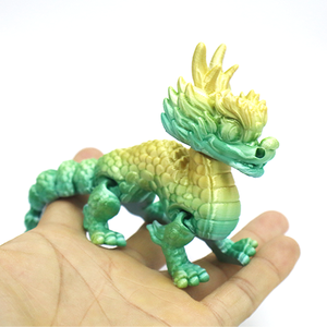 Carino unicorno stampato 3D cavaliere animale artigianato divertente decorazione per la casa con ravvivare <span class=keywords><strong>il</strong></span> drago - Product Image 5