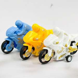 Motocicleta de juguete de dibujos animados, motocicleta de juguete interactiva para padres e hijos, juguete para bebés, puesto de calle, mercado nocturno - Product Image 4