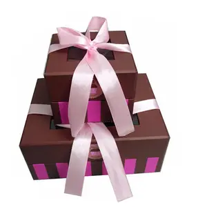 Изготовленная на заказ Высококачественная бумажная коробка для упаковки шоколада детская коробка для конфет с окном