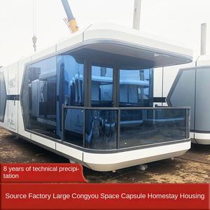 Science Fiction Space Capsule Factory Movable House <b>Villa</b> Container Trailer Small Independent B & B - Product Image 2