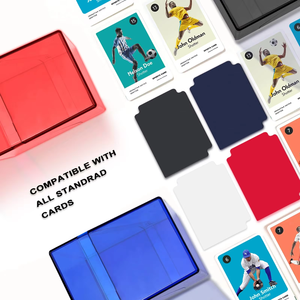 Y Y Clear Plastic Trading Card Deck Case Custom Size 50mm Thick Storage Box for Sports and Collectible Cards - Product Image 4