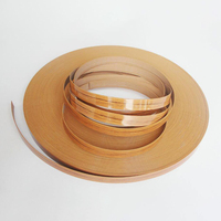Tiras de colores de grano de madera de PVC flexibles, bandas acrílicas de melamina ABS para puertas de armarios de cocina y accesorios para muebles
