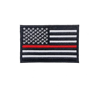 Bán Buôn Sắt Trên Mỹ Cờ Các Bản Vá Lỗi Màu Sắc Khác Nhau 100% Đầy Đủ Thêu Cờ Vá Thêu Mỹ Cờ Vai Vá - Product Image 5
