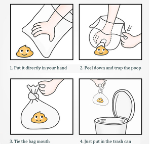 Erogatore di sacchetti per cacca per gatti e cani piccoli per raccoglitori di rulli piccoli accessori per borsa - Product Image 5