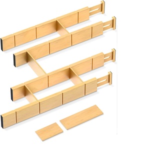 Diviseurs de tiroirs ajustables en gros avec inserts, séparateurs extensibles - Product Image 1