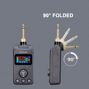 Micro không dây cầm tay chuyên nghiệp Gooermi-K01 với nút menu bộ thu tín hiệu và nút nguồn dành cho ca hát sân khấu - Product Image 4