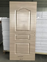 Panneau de porte en WPC anti-termites, grain de bois 3D, pour hôtel et villa, directement de l'usine