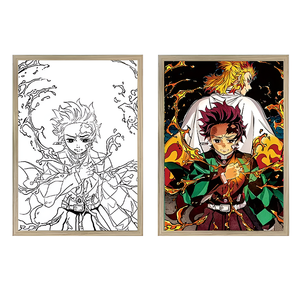 Quadro Luminoso LED Personalizzato Demon Slayer - Decorazione Artistica a Tema Scenografico Ispirata agli <span class=keywords><strong>Anime</strong></span> - Product Image 6