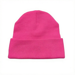 Custom Brand 3D Embroidered Adjustable Street Style Striped 100% Acrylic Unisex Winter <b>Beanie</b> Common Outdoor - Product Image 1