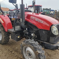 Tracteur à roues YTO MF554 d'occasion 2015 4x4 Moteur 50 CV Système de carburant National II Pompe puissante Testé et inspecté