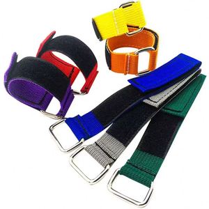 Cable Tie 100% Nylon <b>Hook</b> and Loop Patch Velcroes Custom Nylon Fastener Strap Cable Tie Cinch Strap Buckle Velcroes - Product Image 3