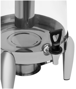 12L Stainless Steel Juice Dispenser Commercial Cold Drink Beverage Dispenser PC Water Juice Container With Ice Tube Buffet Hotel - Product Image 4