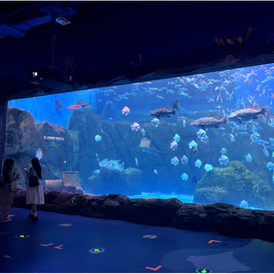 ตู้ปลาทรงยาวขนาดใหญ่มีตัวกรองขาตั้งสำหรับตู้ปลาแบบไร้ขอบ - Product Image 2