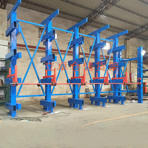 Fábrica Telescópica <span class=keywords><strong>Cantilever</strong></span> Prateleira Armazém Personalizado Tubo De Aço De Alumínio Pesado Material De Tubo De Metal Cremalheira De Carga De Armazenamento - Product Image 4