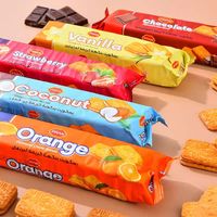 Collations exotiques halal en gros, biscuits fourrés croustillants au coco, boîte de 90g, collation du Bangladesh en vrac