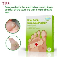 Patch anti-callosités pour les pieds, vente chaude, à base de plantes, nourrissant, pour soulager la douleur des callosités plantaires, pansement médical