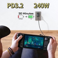 Cable USB-C 3.2 Macho-Hembra de 1.5m, Carga Rápida de 240W, 90 Grados, Transferencia de Datos 4K a 20Gbps, Trenzado de Nailon para Cámara, Computadora y Automóvil