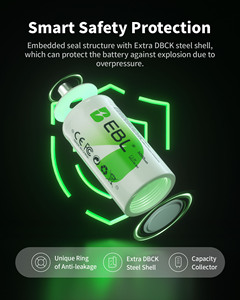 EBL OEM Paquete de 2 Baterías Recargables de Alta Capacidad, 1.2V 5000mAh NIMH, Batería de 1.2v - Product Image 5