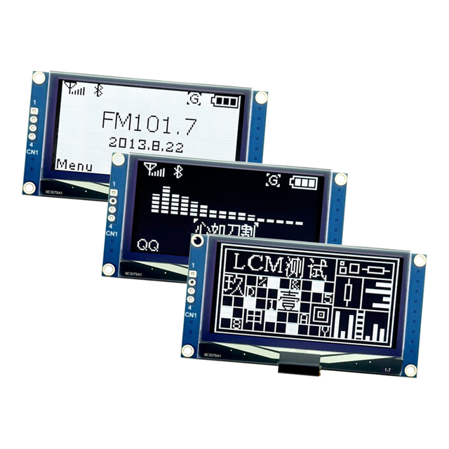 Hot Sale 2.42 Inch White PMOLED Screen OLED Module 3.3V Driver Chip SSD1309ZC 128x64 LCD Display E-Paper Modules
