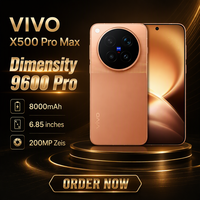 Nouveau vivo X500 Pro Max 2026 avec écran AMOLED de 6,85 pouces, batterie de 8000 mAh, appareil photo ZEISS 50MP+200MP APO Super+50MP ZEISS Ultra Grand Angle