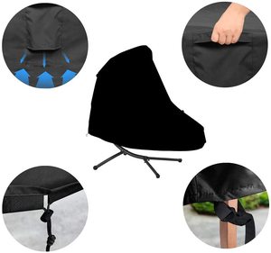 <span class=keywords><strong>Housse</strong></span> de <span class=keywords><strong>Chaise</strong></span> <span class=keywords><strong>suspendue</strong></span> en acier incurvé, couverture de salon, de hamac, étanche, 12 pièces - Product Image 4