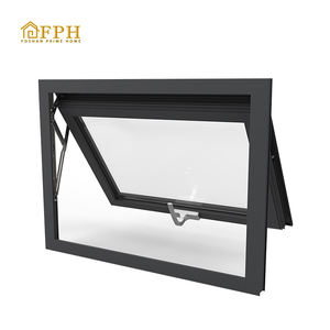 Fenêtre à auvent en alliage d'aluminium à rupture de pont thermique insonorisée de haute qualité avec <span class=keywords><strong>triple</strong></span> <span class=keywords><strong>vitrage</strong></span> à bas <span class=keywords><strong>prix</strong></span> pour l'extérieur de la maison - Product Image 5