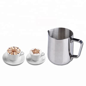 Café <span class=keywords><strong>motta</strong></span> sac cruche en acier inoxydable personnalisé latte art lait mousseur à lait pichet bec pointu - Product Image 2