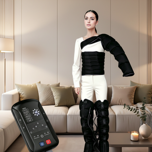 Massaggiatore ad aria compressa COSMO con controllo manuale via cavo per gambe, addome, spalle, modalità personalizzata per il miglioramento del flusso sanguigno - Product Image 4