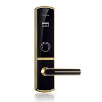 Tarjeta RFID inteligente electrónica Cerradura de puerta de madera para hotel V9 Pro software de bloqueo de hotel ET719RF