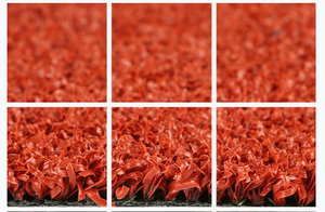 Césped de paleta sintético rojo de 10mm y 12mm, césped deportivo Artificial para césped de pista de tenis de Pádel con alta durabilidad y estética - Product Image 2