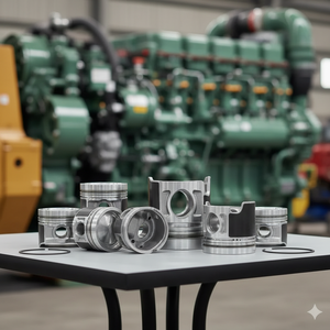 Kit Revisione Motore 3406: Perno Pistone 1687246, Albero Motore 6I1453, Guarnizioni Complete per Ricambi Originali Escavatore - Product Image 2