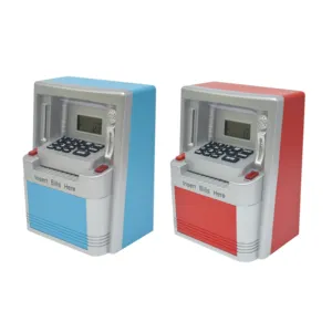 Benutzer definierte Kind Geldautomat Einzahlung Bargeld abheben Mini sparen Bank Geld Safe Box Geldkassette Münz Spar büchse