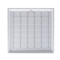 Panneau d'éclairage intérieur LED Skylight 595x595mm carré 2x2 36W/40W rétroéclairé en aluminium avec lumière du jour 6000K, indice IP20, CRI80