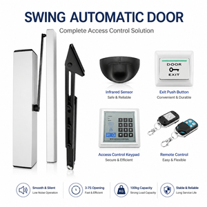 Motor <span class=keywords><strong>para</strong></span> Puerta Batiente Automática OUTUS, Brazo <span class=keywords><strong>de</strong></span> Empuje y Tracción <span class=keywords><strong>de</strong></span> 90 Grados, Apertura <span class=keywords><strong>de</strong></span> 3-7s, 6.5kg, Compacto, Bajo Consumo - Product Image 3