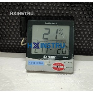 EXTECH 445815 <b>Digital</b> <b>Hygrometer</b>,Alarm,14 to 140 F 5PE71 Used H H - Product Image 3