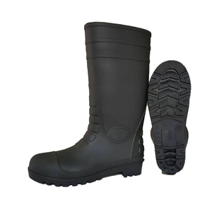 Yl6028 Chất lượng cao bán buôn mưa khởi động cho nam giới thép ngón chân thủng-proof <span class=keywords><strong>PVC</strong></span> giày an toàn của nam giới làm việc an toàn Giày mưa khởi động - Product Image 4