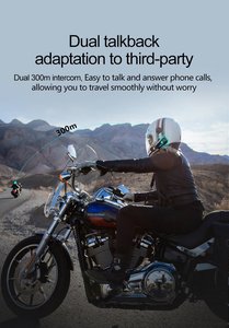 Y10 xe máy Mũ bảo hiểm với trợ lý giọng nói rảnh tay microphone & Walkie-Talkie cho <span class=keywords><strong>Bluetooth</strong></span> chip tai nghe phụ kiện - Product Image 2