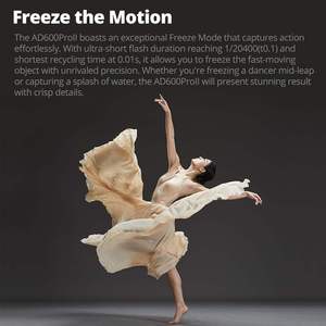 Nuevo <span class=keywords><strong>Godox</strong></span> <span class=keywords><strong>Ad600</strong></span> <span class=keywords><strong>Pro</strong></span> Ad600pro Ii 600ws Flash de Estudio con Batería de Litio de Gran Capacidad, Flash Externo de Alta Velocidad - Product Image 6